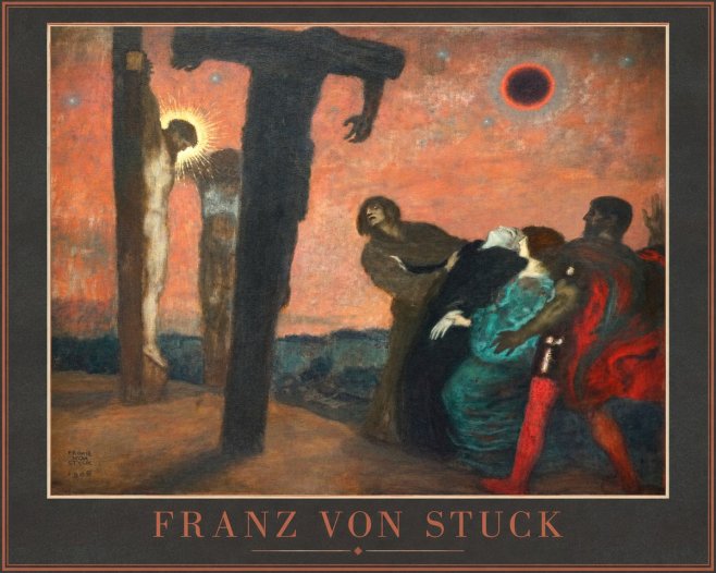 Franz von Stuck Crucifixion No1 - Affiche