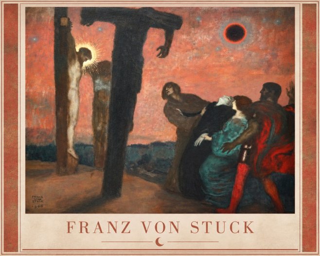 Franz von Stuck Crucifixion No2 - Affiche