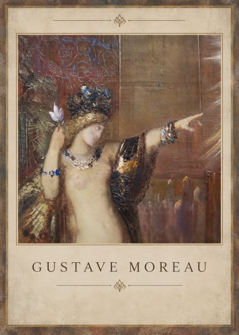 Gustave Moreau Salome IV No3 - Affiche