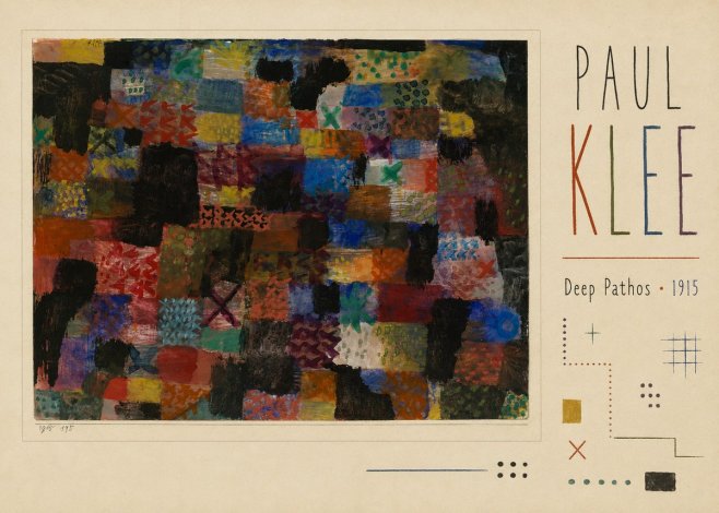 Paul Klee Deep Pathos No3 - Affiche