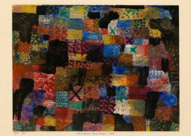 Paul Klee Deep Pathos No6 - Affiche