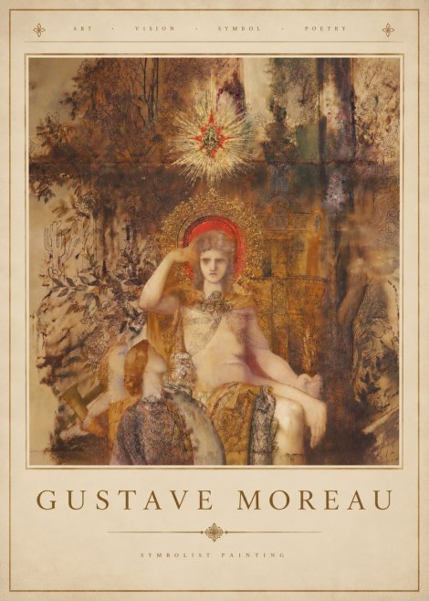 Gustave Moreau Jupiter and Semele III No4 - Affiche