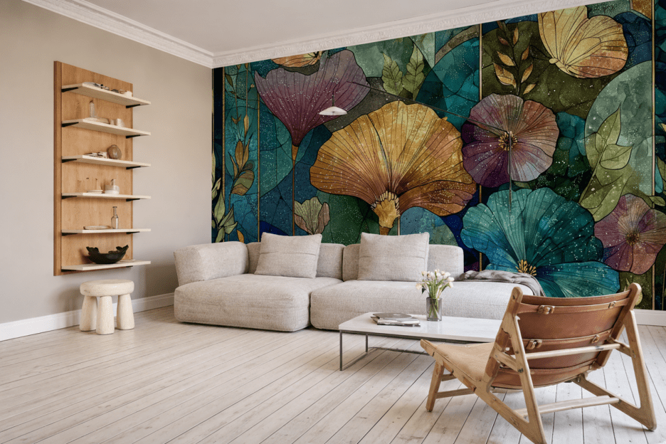 Vibrant Flora Mosaic