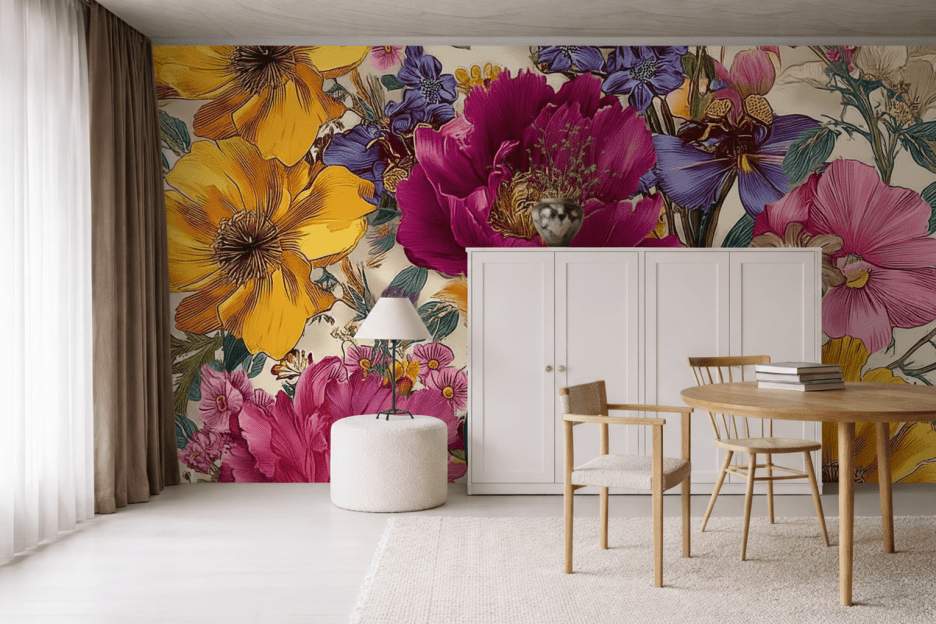 Nocturne Floral Tapestry