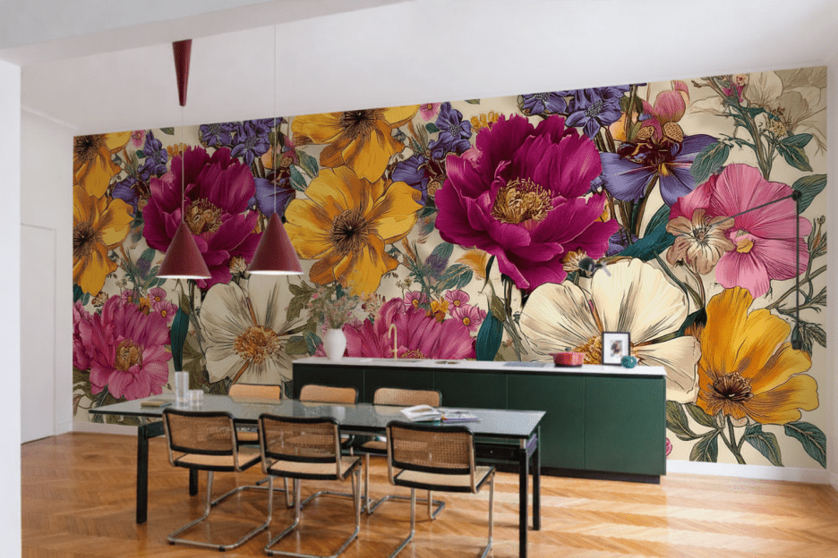 Nocturne Floral Tapestry