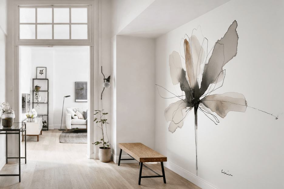 Ink Blossom Ivory