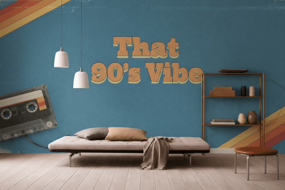 Vibrant Retro Tapestry