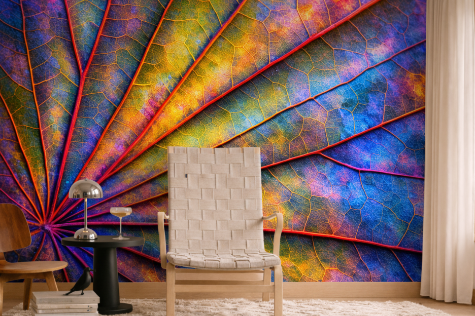 Iridescent Leaf Veins