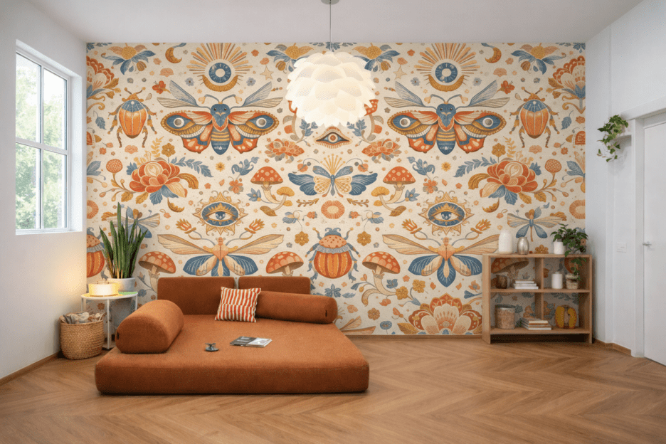 Vibrant Insect Mosaic