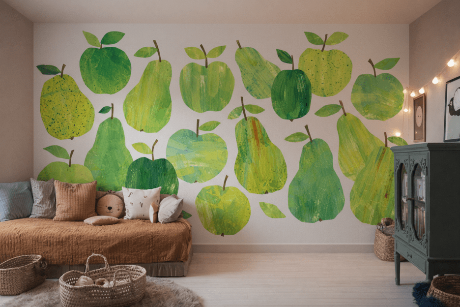Verdant Orchard Tapestry