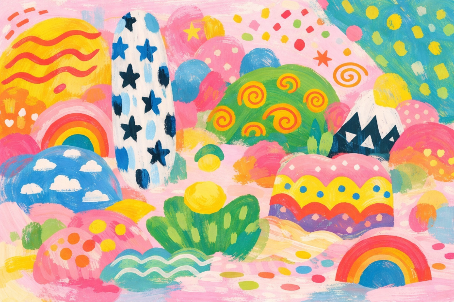 Whimsical Hillside
