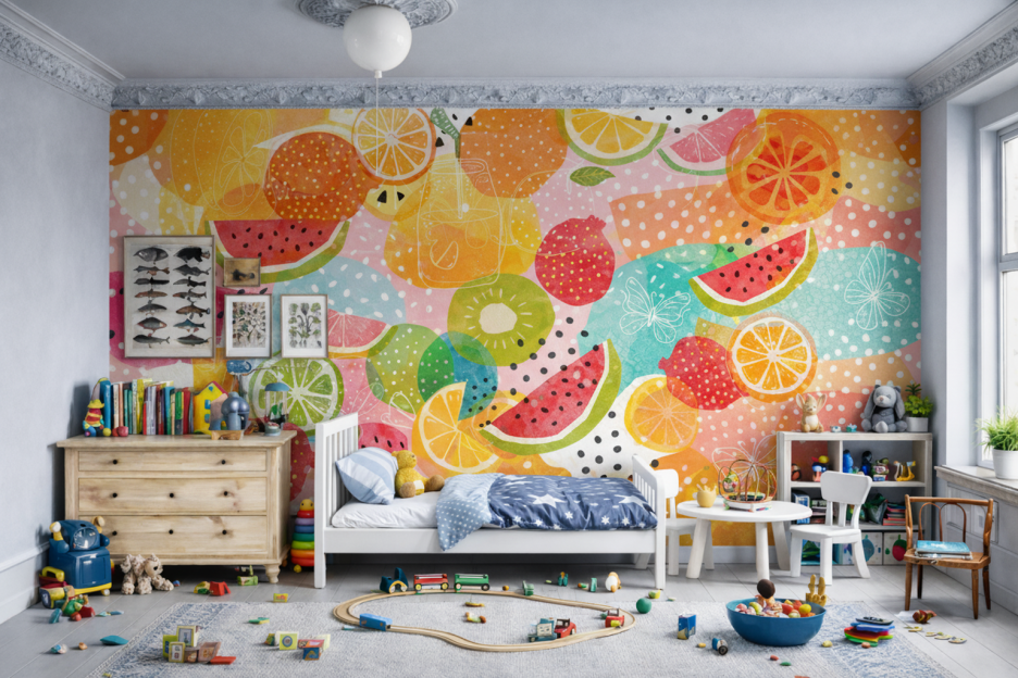 Zesty Mosaic Mural