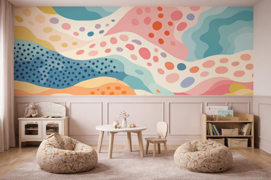 Ink Wave Mural