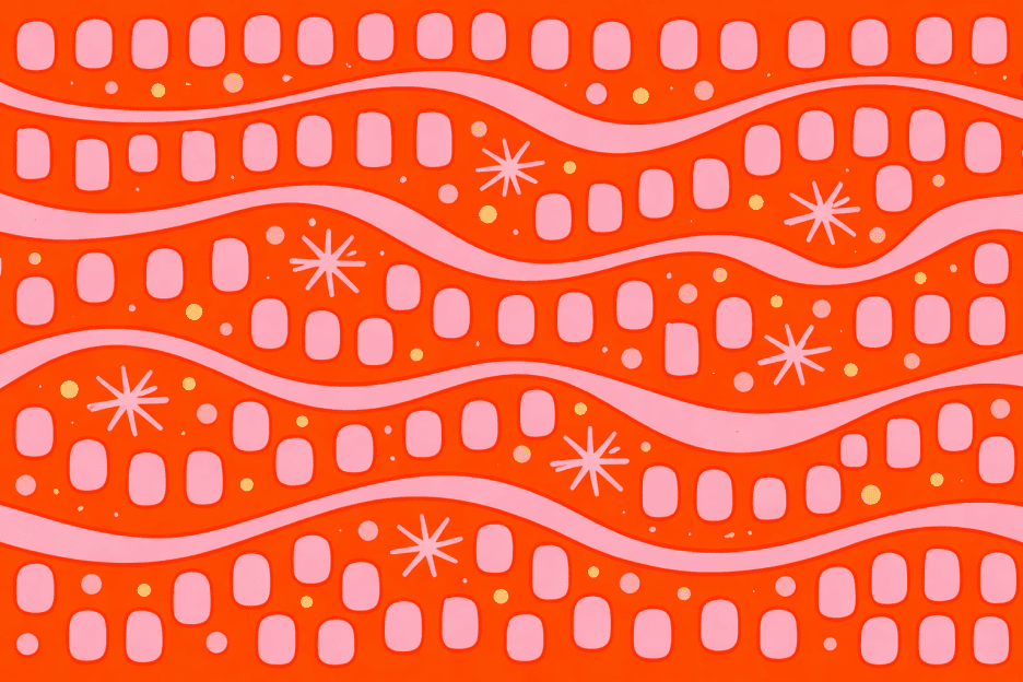 Vibrant Ripple Mosaic