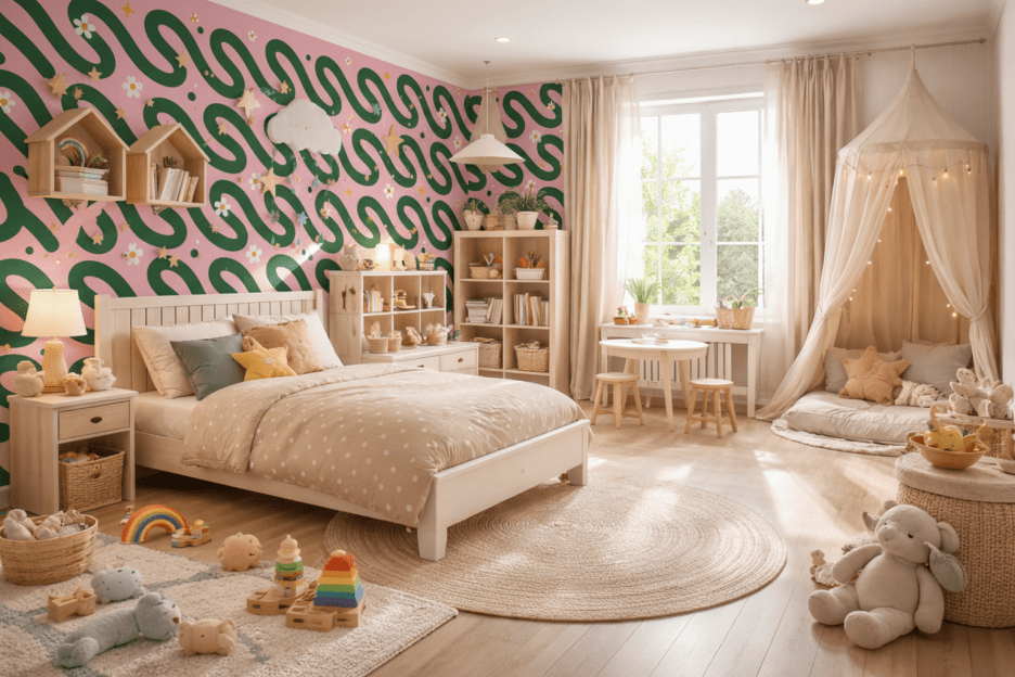 Swaying Blossom Mural