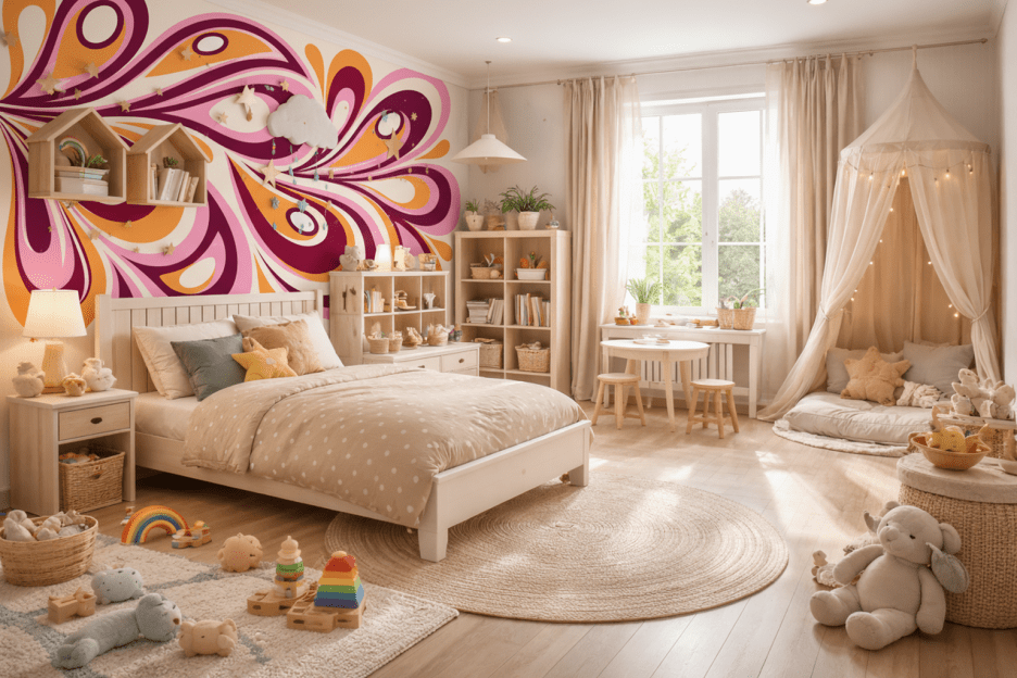 Psychedelic Tundra Swirls