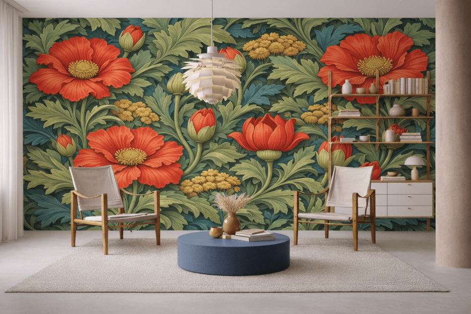 Crimson Blossom Canopy