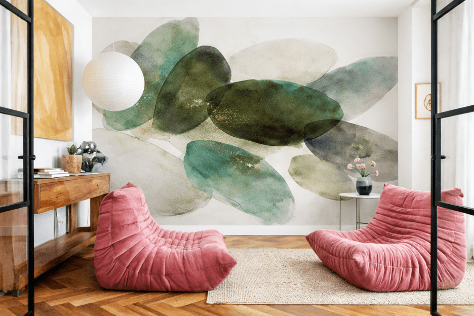 Mossy Pebble Droplets