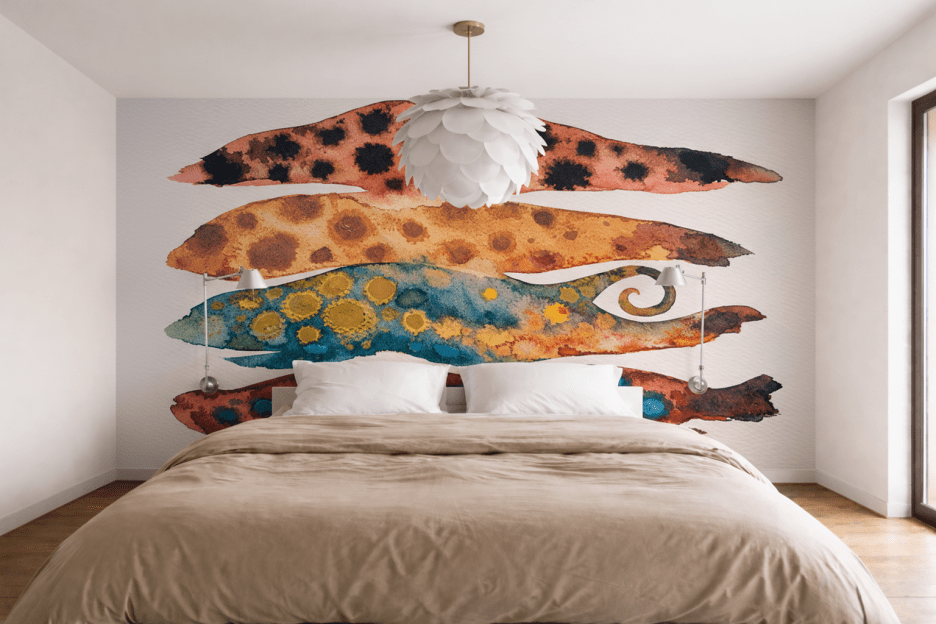 Vibrant Aquatic Swirls