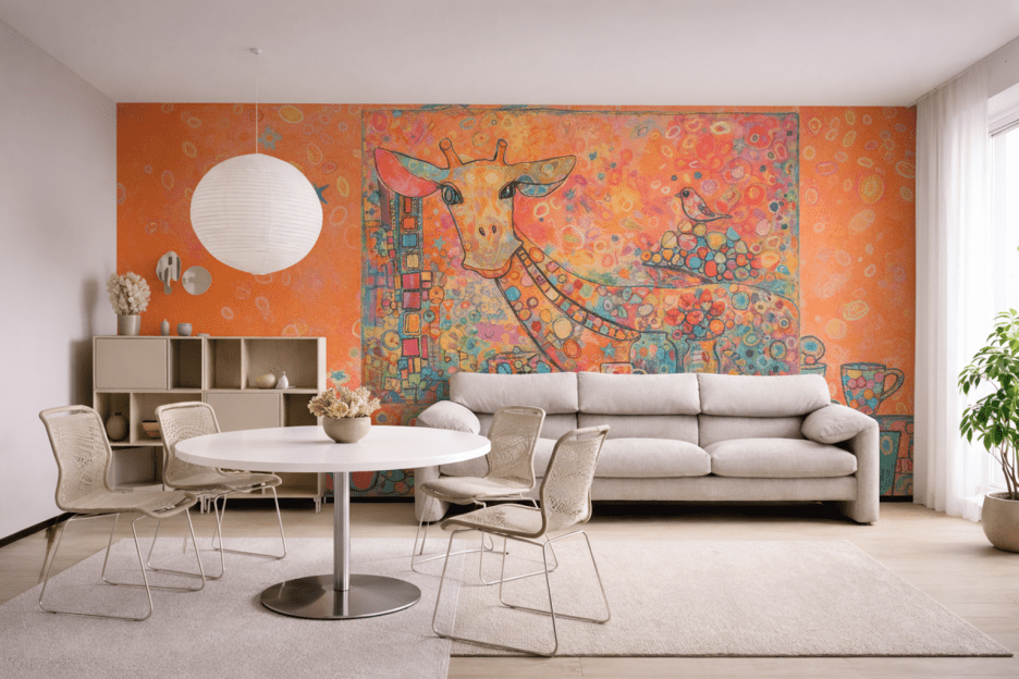 Giraffe Mosaic Ii