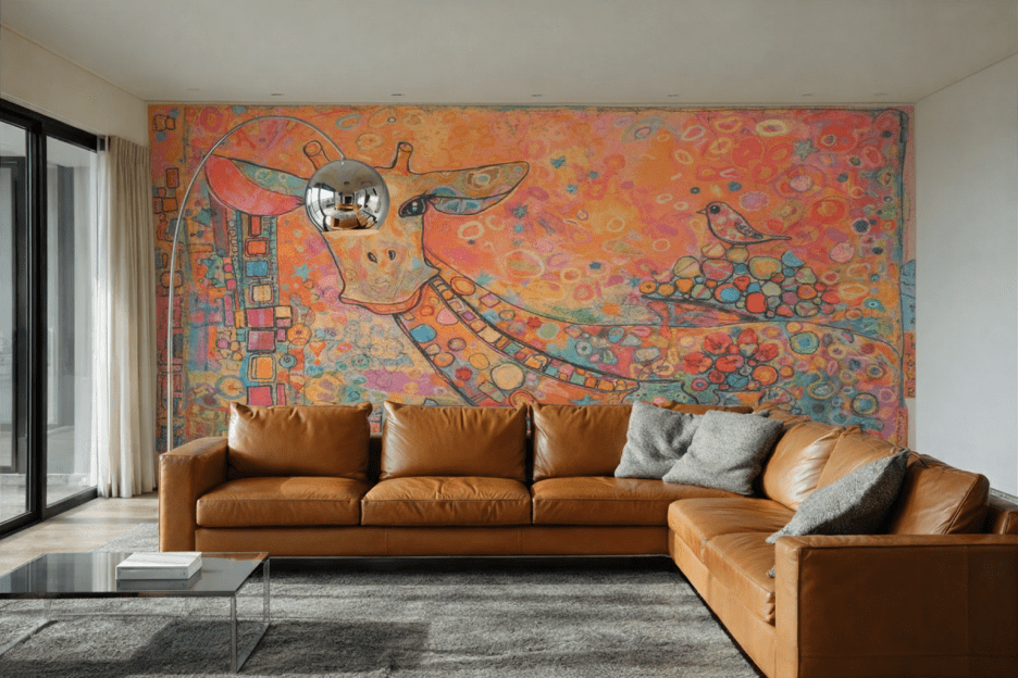 Giraffe Mosaic Ii