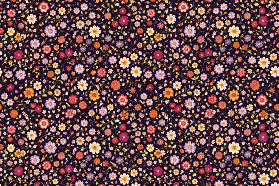 Saffron Blossom Tapestry