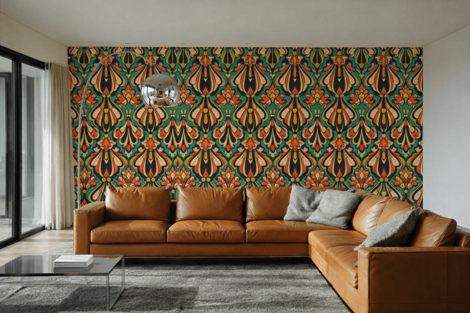 Flame Petal Tapestry