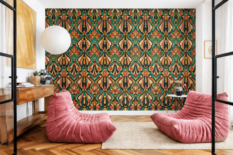 Flame Petal Tapestry