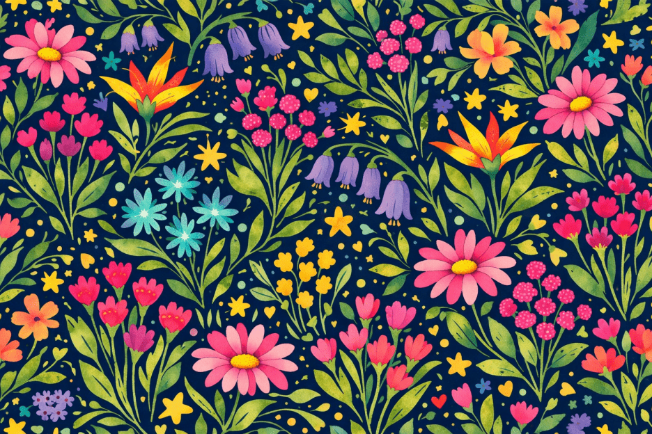 Mystic Petal Symphony