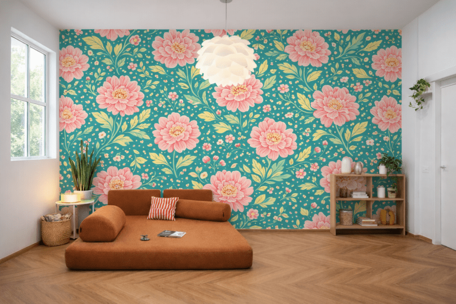 Coral Petal Mosaic