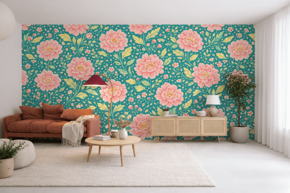 Coral Petal Mosaic