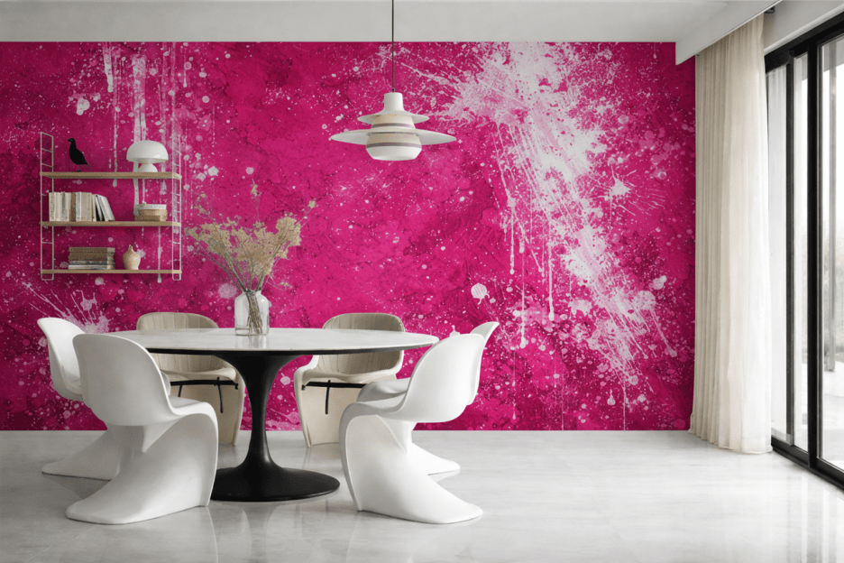 Crimson Splatter Canvas