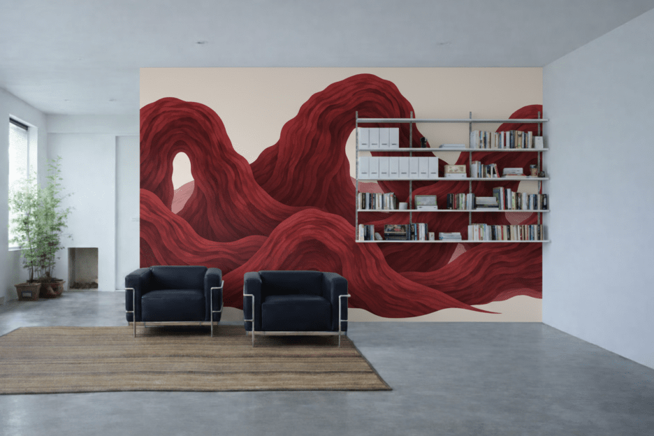 Crimson Kelp Undulations