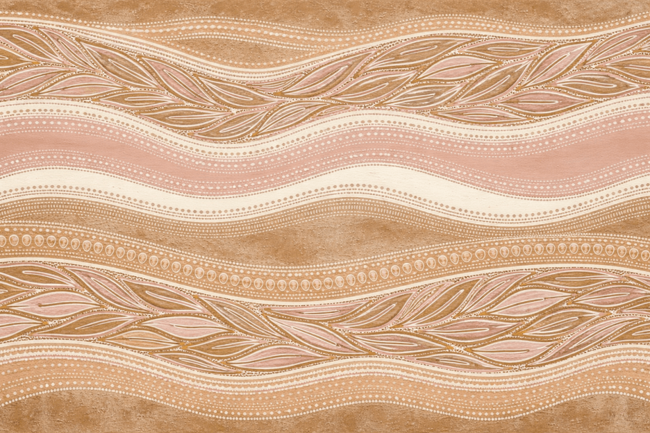 Wavy Leaf Tapestry