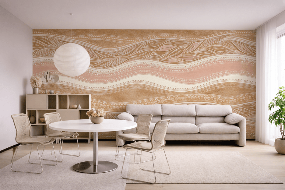 Wavy Leaf Tapestry