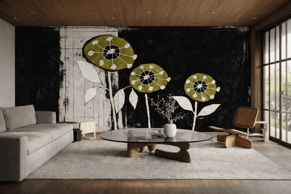 Charming Flora Silhouette