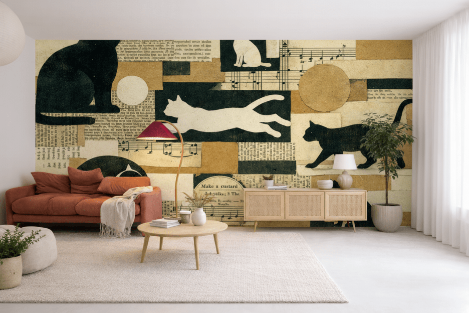 Feline Collage Study