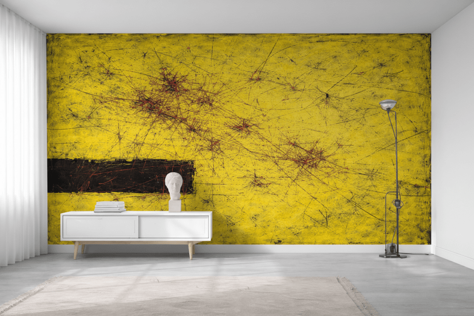 Flecked Saffron Canvas