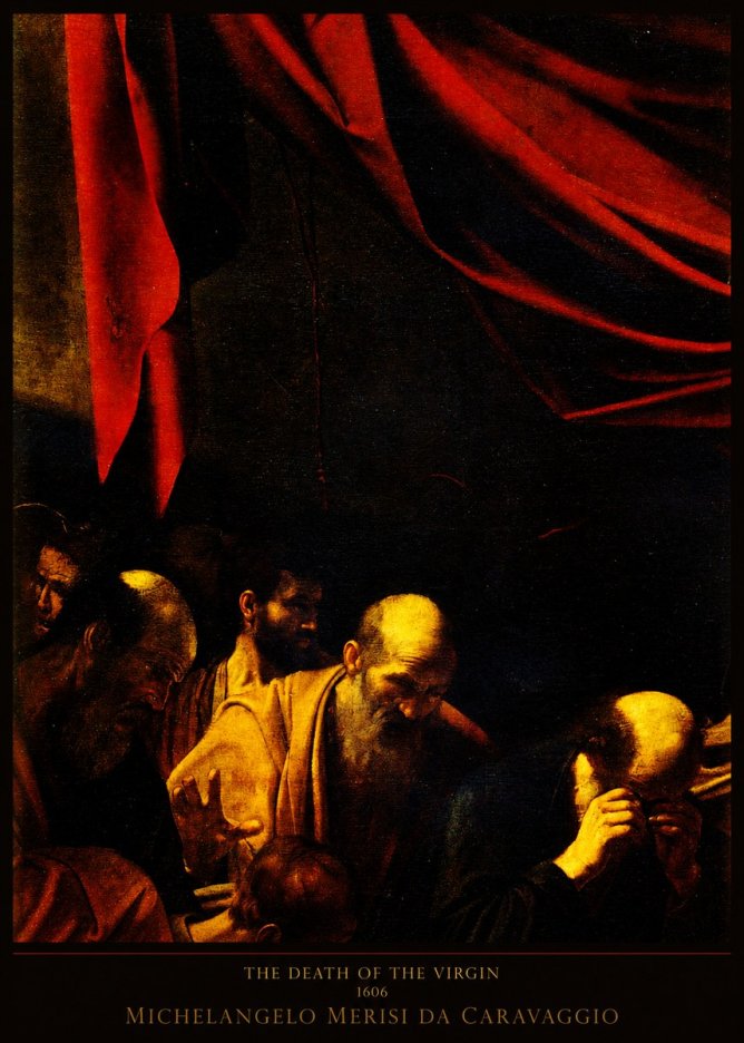 Michelangelo Merisi da Caravaggio The Death of the Virgin I No5 - Affiche