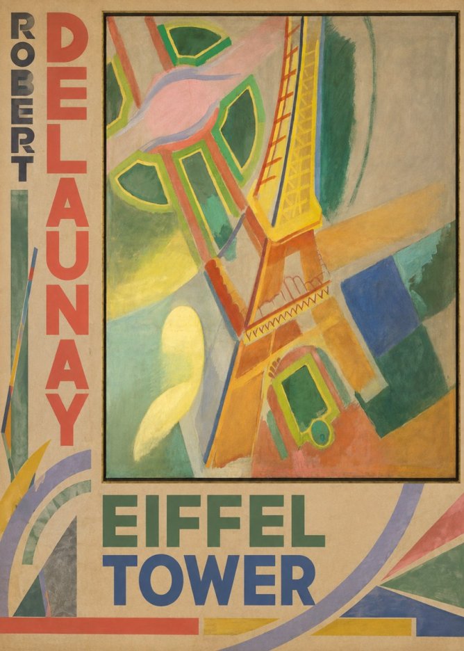 Robert Delaunay Eiffel Tower No4 - Affiche