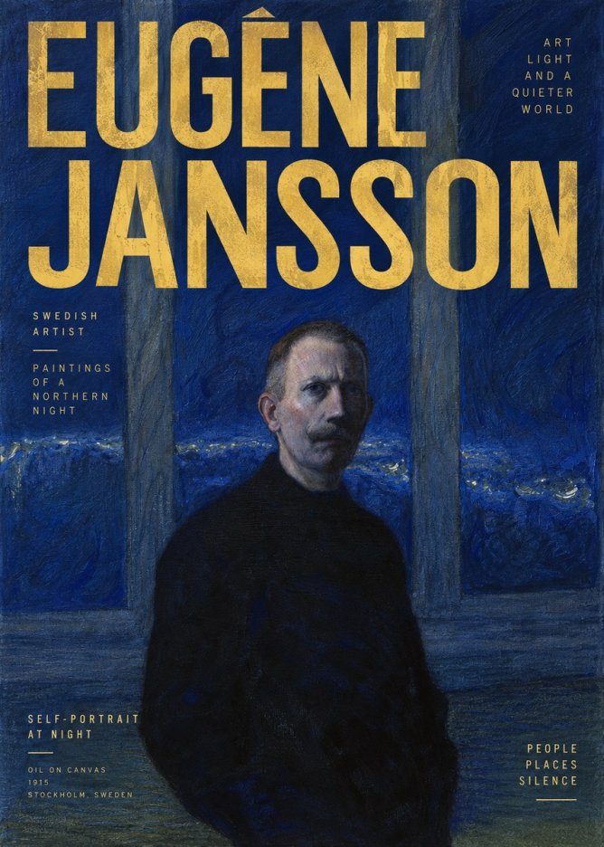Eugène Jansson Portrait of the Artist I No6 - Affiche