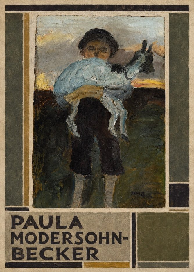 Paula Modersohn-Becker Boy with Goat No4 - Affiche