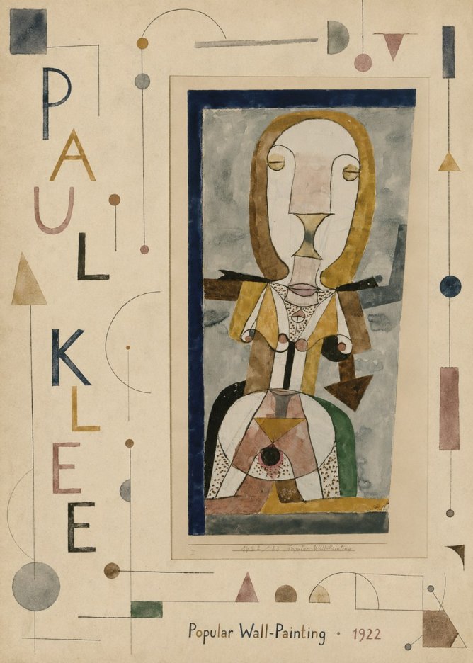Paul Klee Popular Wall-painting No4 - Affiche