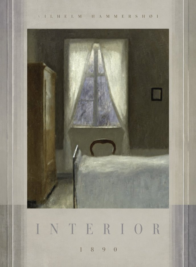 Vilhelm Hammershøi Interior I No3 - Affiche