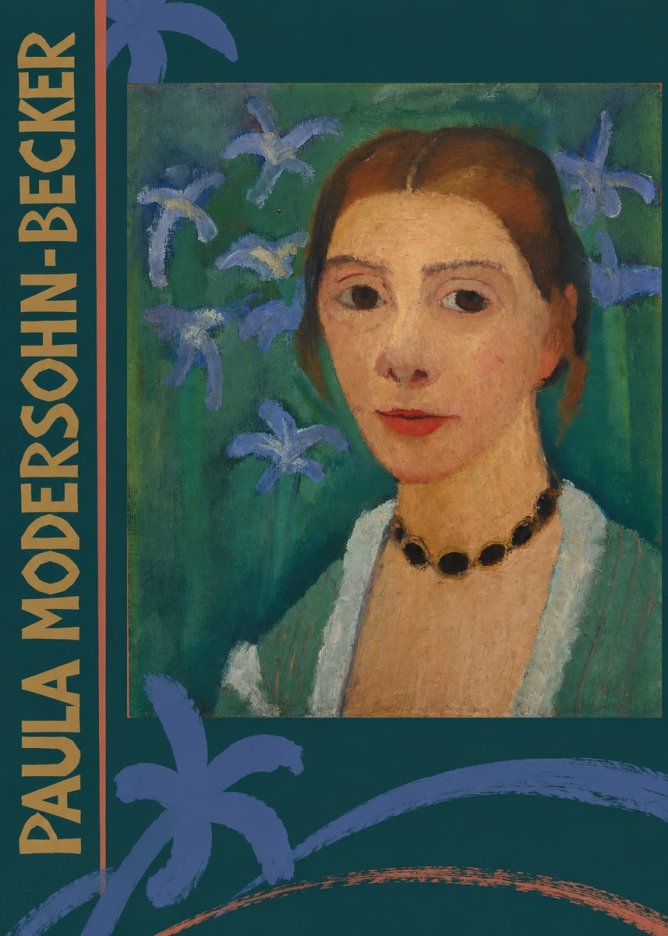 Paula Modersohn-Becker Self-portrait with Blue Flowers No2 - Affiche