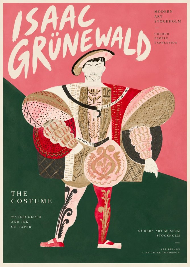 Isaac Grünewald The Costume I No3 - Affiche