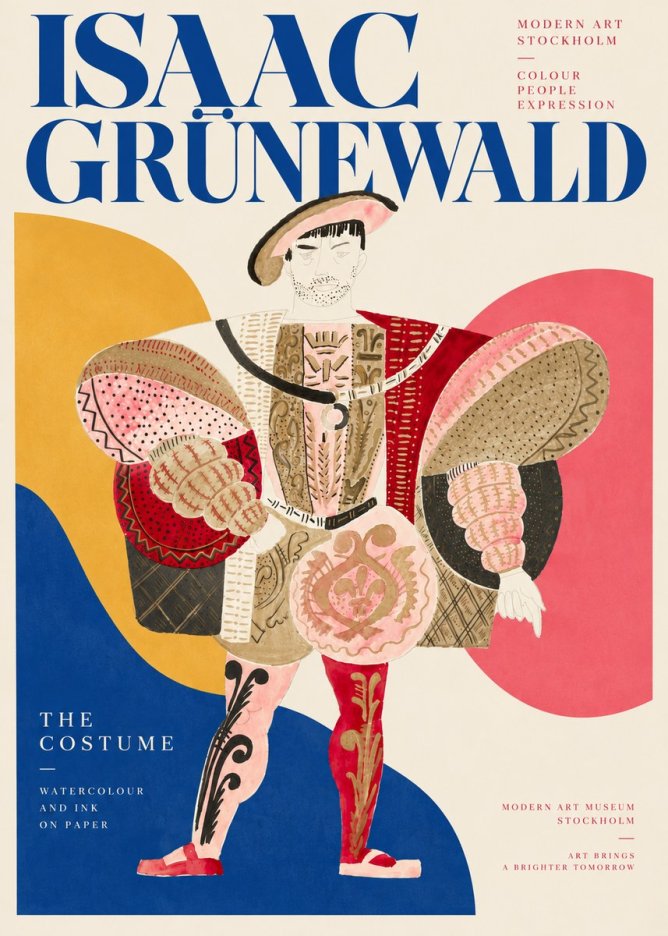 Isaac Grünewald The Costume I No4 - Affiche