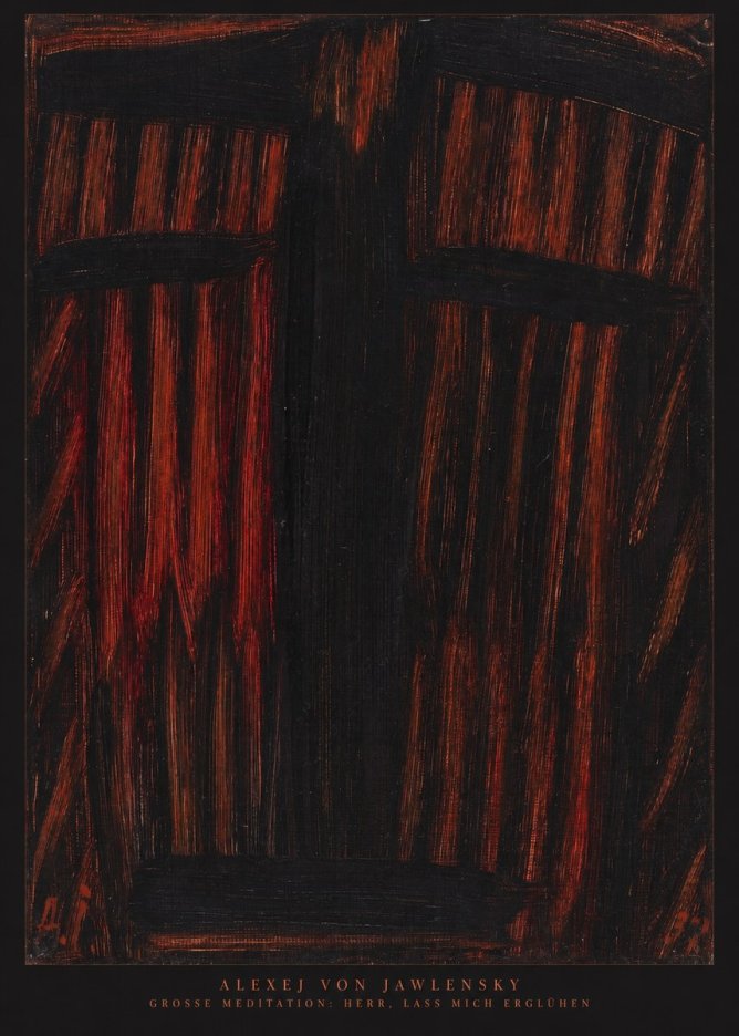 Alexej von Jawlensky Grosse Meditation: Herr, Lass Mich Erglühen No6 - Affiche