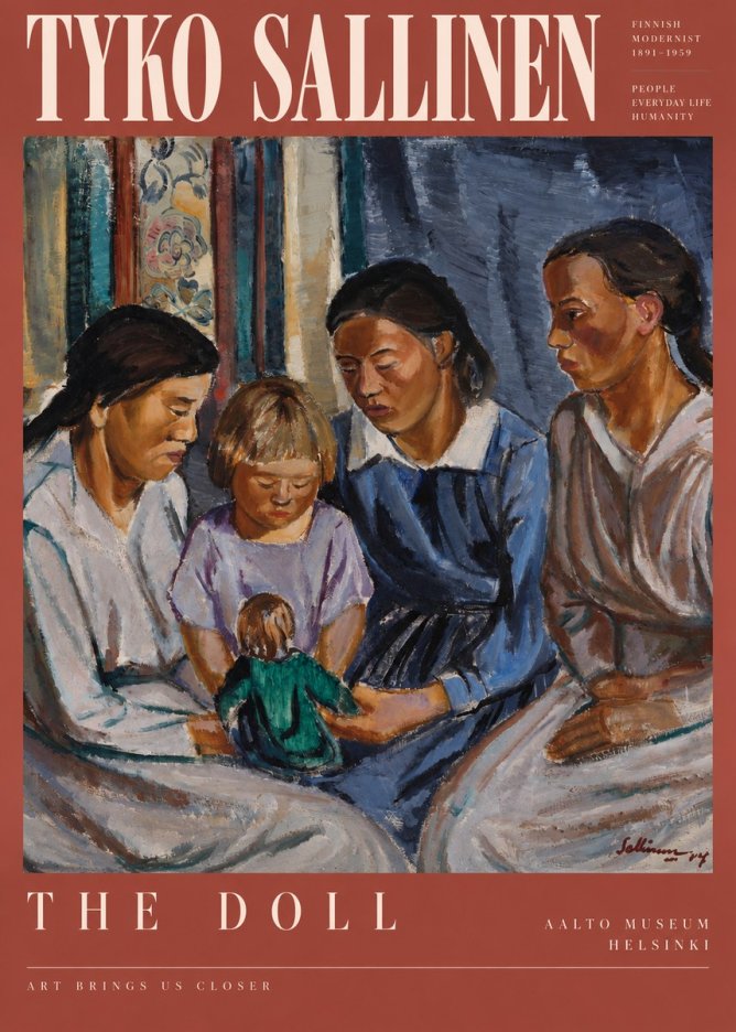 Tyko Sallinen The Doll No2 - Affiche