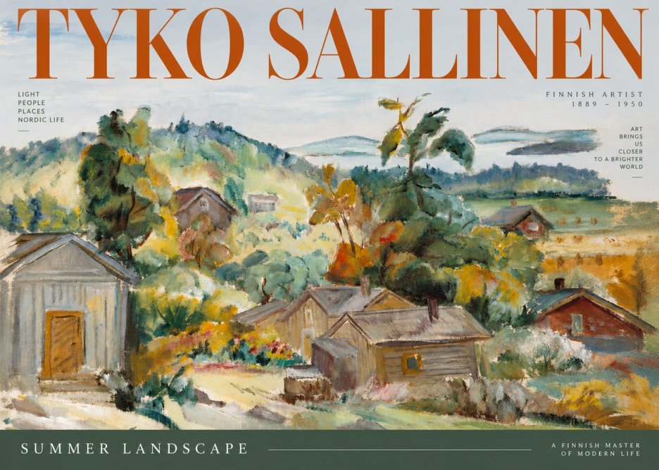 Tyko Sallinen Summer Landscape No2 - Affiche